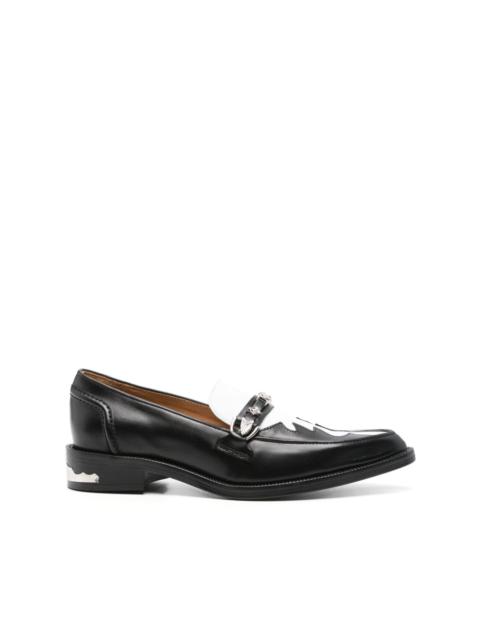 stud-detailed loafers