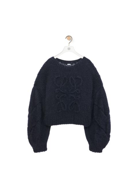 Anagram sweater in mohair