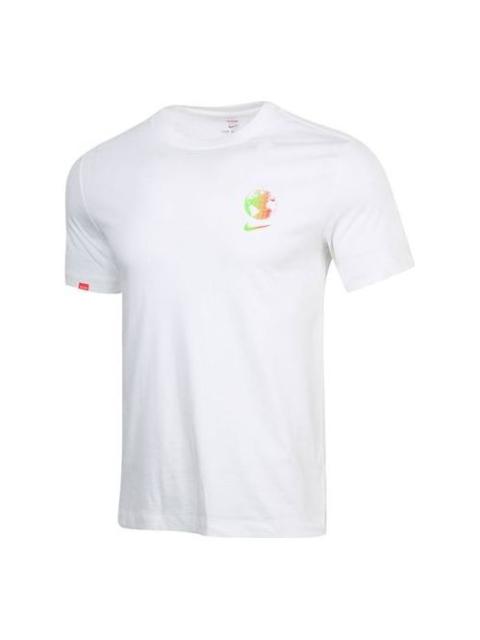 Nike Nike Sportswear Casual Sports Short Sleeve 'Worldwide Tokyo White' CW5836-100