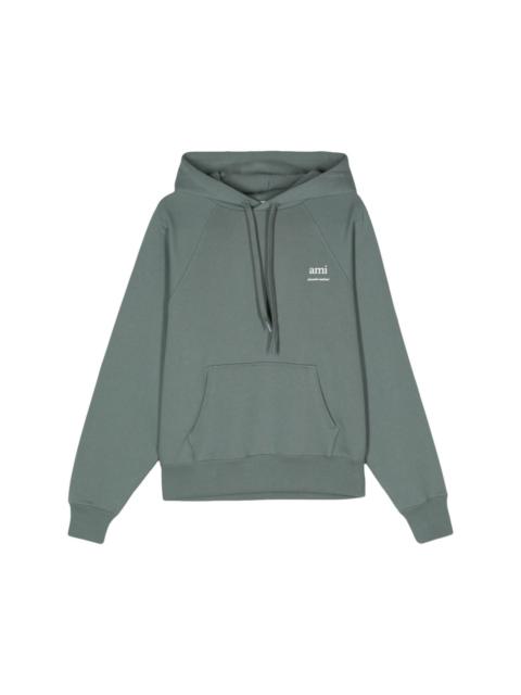 AMI Paris logo-print hoodie