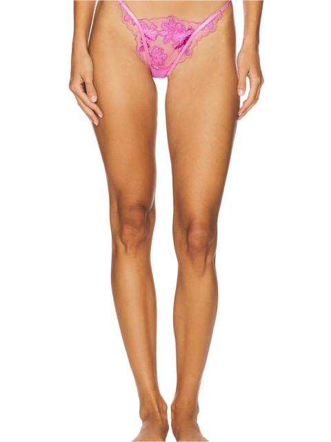 FREE PEOPLE x Intimately FP Hotel Chantelle Thong In Dawn Pink