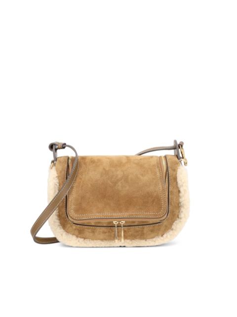 Anya Hindmarch shearling-trim shoulder bag