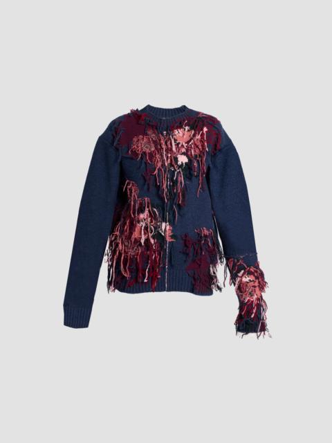 Erdem INTARSIA WOOL JUMPER