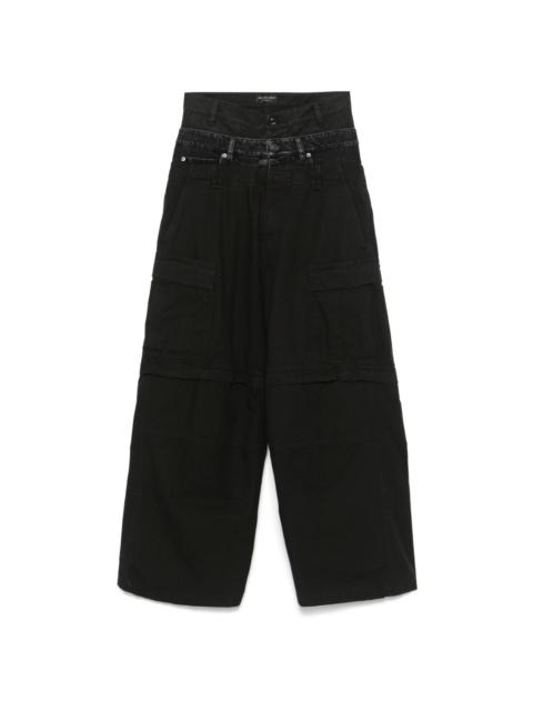 BALENCIAGA triple-waist trousers
