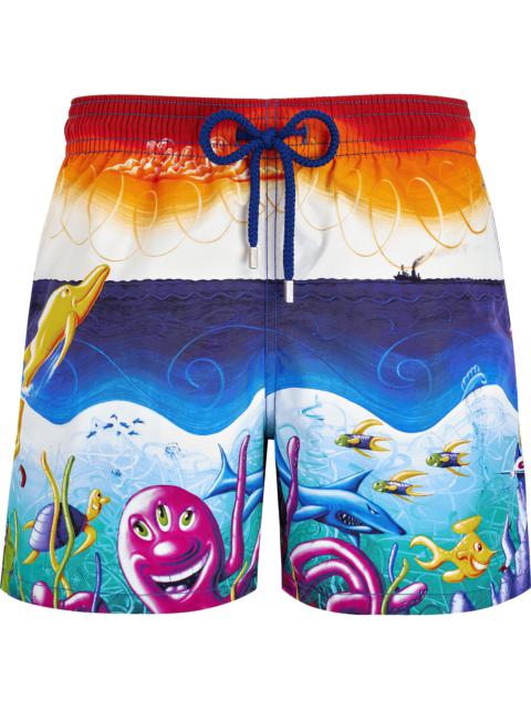 Vilebrequin Men Swim Shorts Mareviva - Vilebrequin x Kenny Scharf