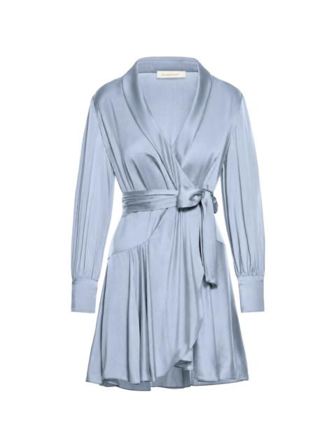 Zimmermann silk wrap mini dress