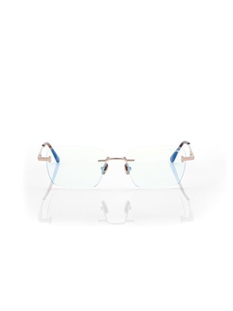 TOM FORD BLUE BLOCK RECTANGULAR OPTICALS