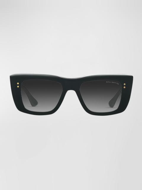 DITA Mahine Acetate Rectangle Sunglasses