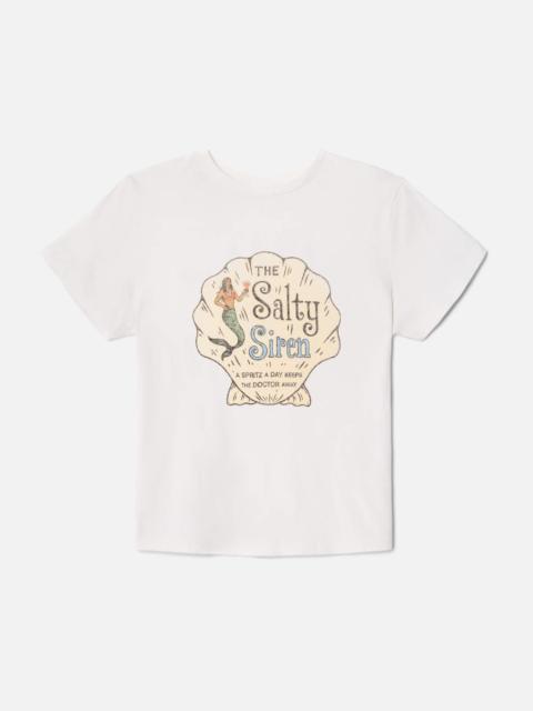 RE/DONE Classic Tee Salty Siren - Vintage White