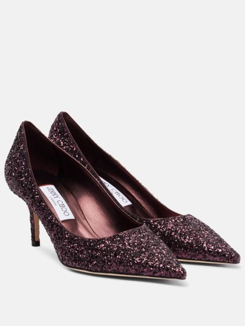 JIMMY CHOO Love 65 glitter pumps