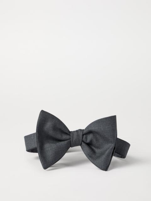 Brunello Cucinelli Virgin wool and silk twill bow tie