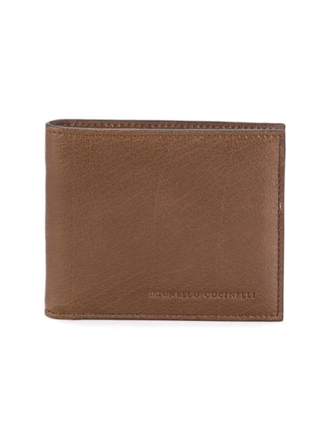 Brunello Cucinelli logo stamp wallet