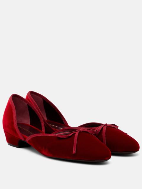 herbert levine 24/7 velvet ballet flats