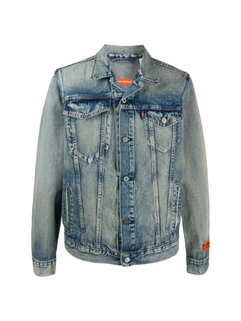 Heron Preston denim buttoned jacket