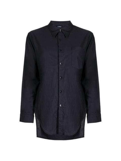 Yohji Yamamoto long-sleeve cotton shirt