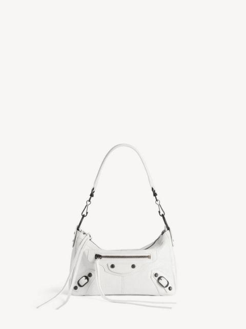 BALENCIAGA Women's Le City Moto Mini in Optic White