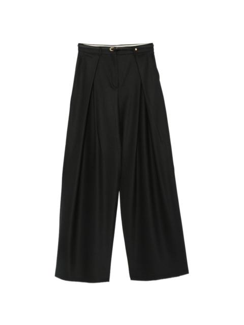 Max Mara pleated wide-leg trousers