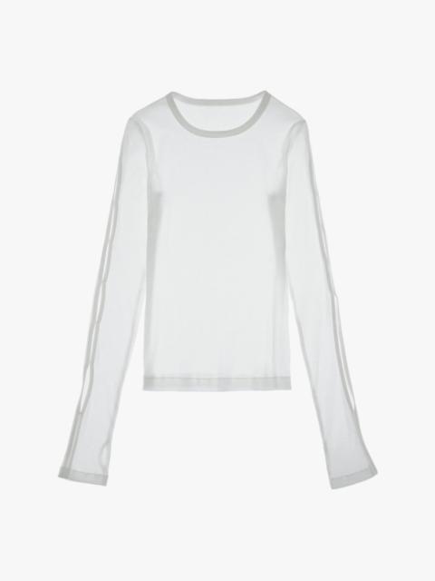 Helmut Lang SLASH LONG SLEEVE TOP