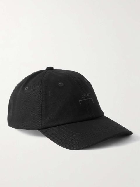 A-COLD-WALL* Logo-Embroidered Cotton-Twill Baseball Cap