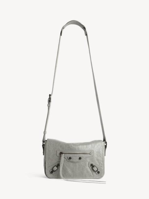 BALENCIAGA Men's Le City Flap Messenger Bag in Balenciaga Grey