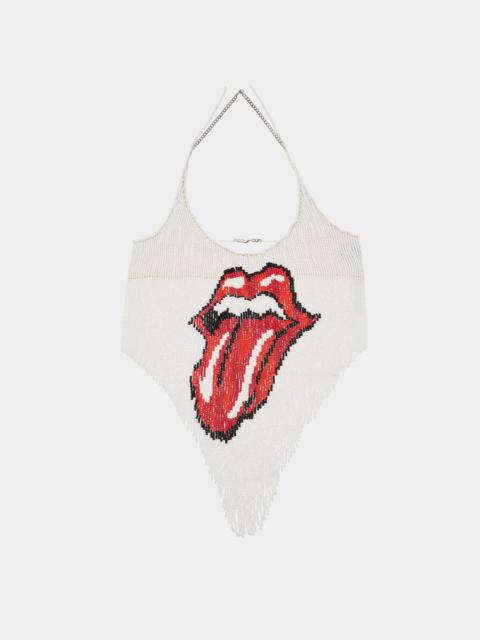 DSQUARED2 ROLLING STONES EMBROIDERY TOP