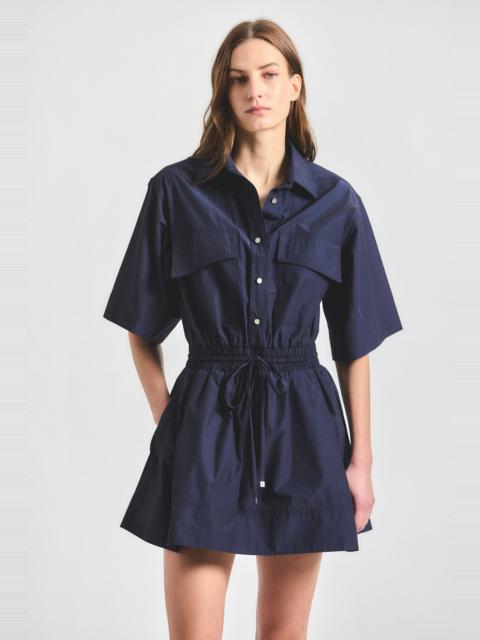 DEREK LAM 10 CROSBY SABRINA SHORT SLEEVE SHIRT DRESS