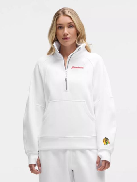 lululemon Scuba Oversized Funnel-Neck Half Zip Long *Chicago Blackhawks