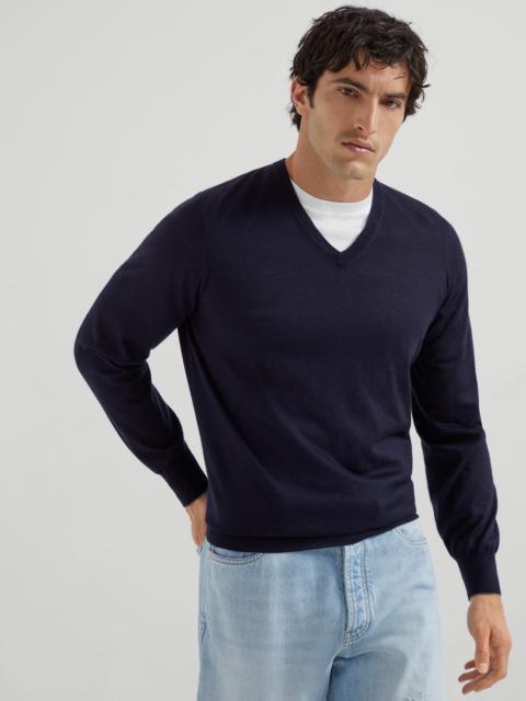 Brunello Cucinelli Cashmere and silk lightweight sweater