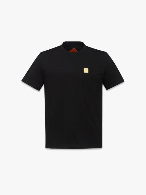 MCM Logo Plate T-Shirt in Organic Cotton