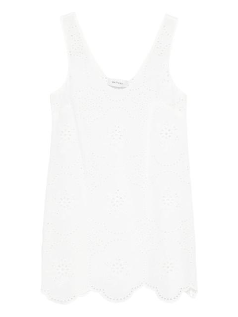 MATTEAU broderie tank dress