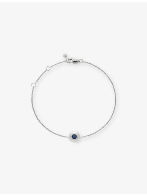 MONICA VINADER September Birthstone Sapphire and Sterling-Silver Bracelet