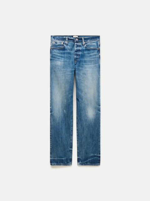 J.CREW Classic Straight jean in vintage mechanic wash Japanese selvedge denim