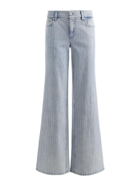 Alice + Olivia AMAZING EMBELLISHED JEAN