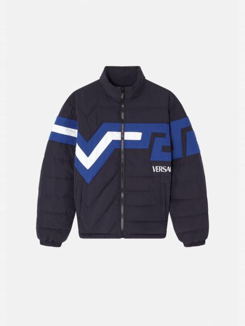 VERSACE Greca Reversible Puffer Jacket