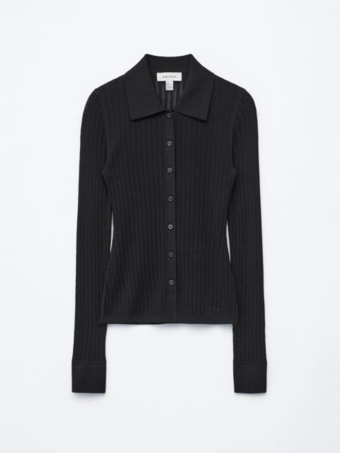 & Other Stories Pointelle Rib Polo Shirt