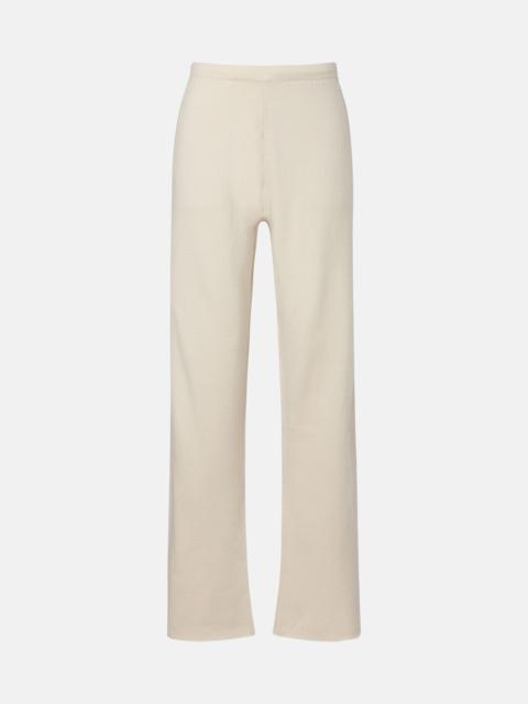 extreme cashmere N°320 Rush cashmere-blend straight pants