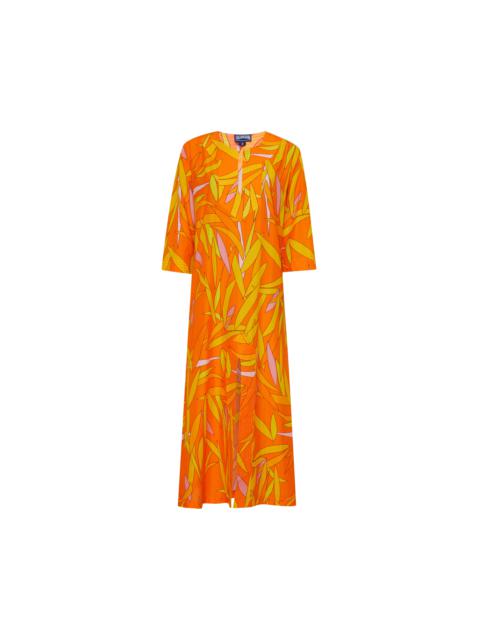 Vilebrequin Women Cotton and Silk Kaftan Madrague
