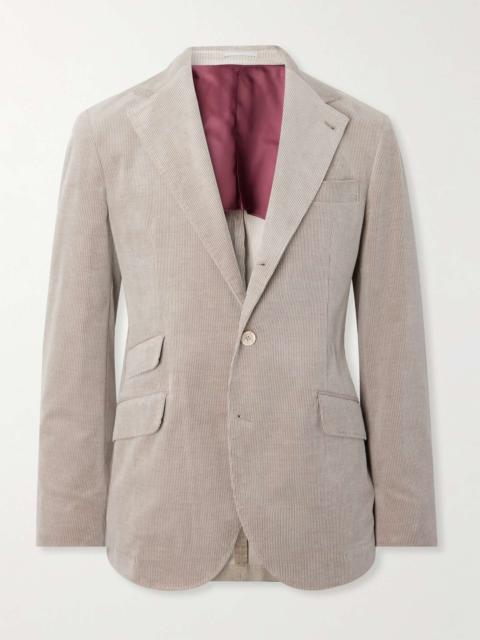 Cotton-Blend Corduroy Suit Jacket