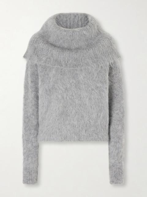 TOTEME Funnel-neck Alpaca-blend Sweater