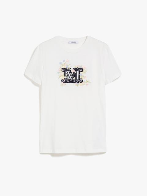 SACHA Embroidered cotton T-shirt