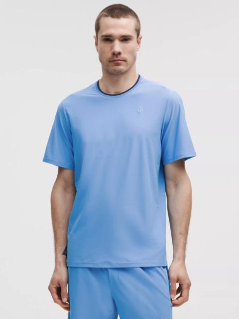 lululemon UV-Protective Striped Mesh Tennis T-Shirt