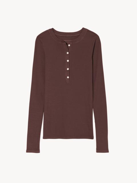 NILI LOTAN JORDAN HENLEY TEE