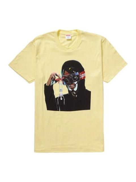 Supreme Supreme SS19 Creeper Tee Pale Yellow SUP-SS19-233