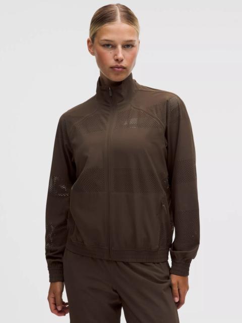 lululemon Adapted State Track Jacket *Perforated Stripe