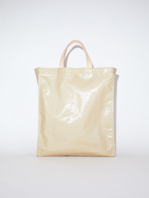 Shiny tote bag - Beige