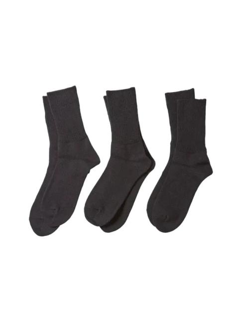 ROTOTO® R1427 Organic Daily 3 Pack Socks Black