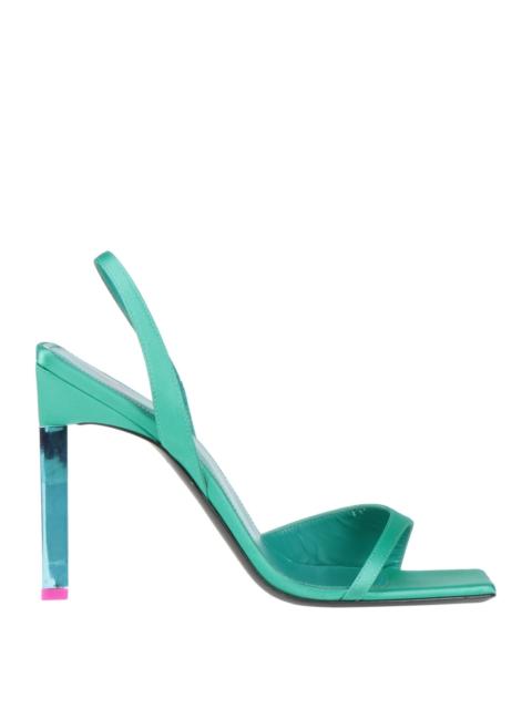THE ATTICO Emerald green Women's Sandals