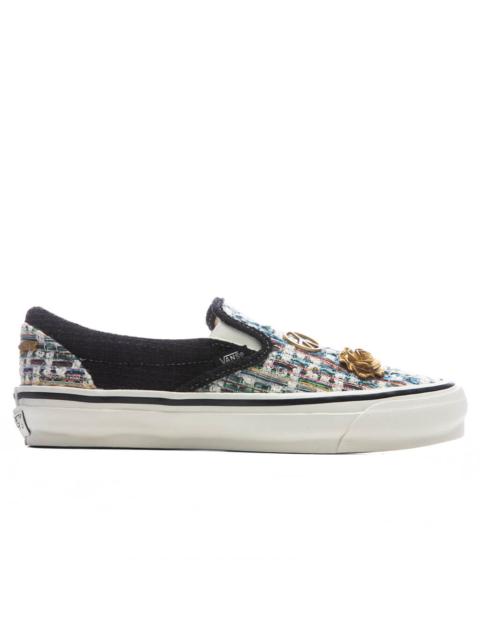 Vans PREMIUM LX CLASSIC SLIP-ON 98 CARDIGAN - BLACK/WHITE