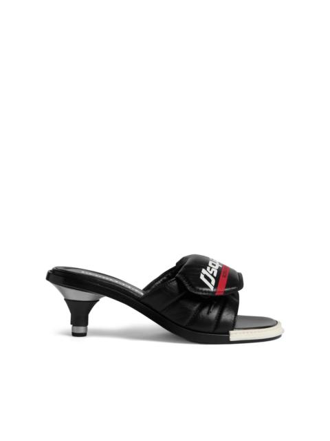 DSQUARED2 logo-print padded mules