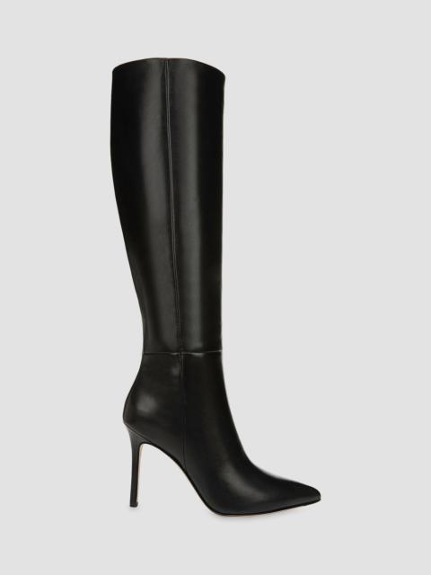 VERONICA BEARD Women's Lisa Leather High-Heel Boots - Black